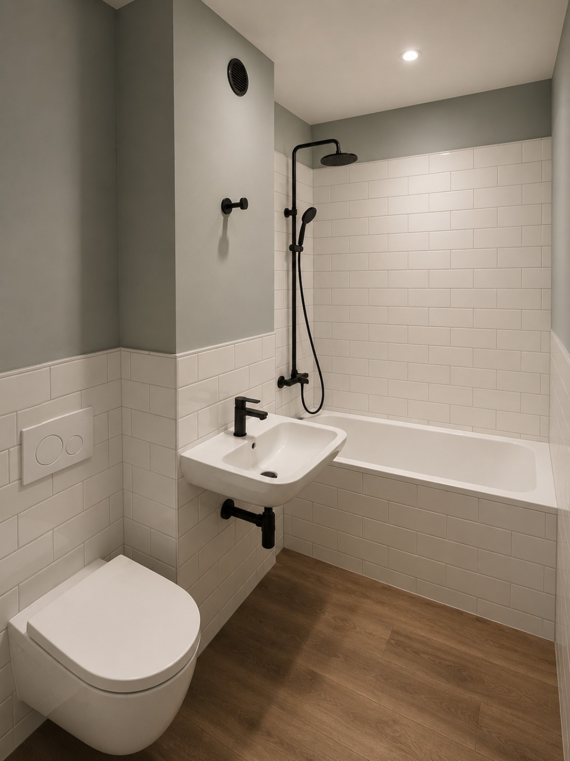 Modernisiertes Badezimmer